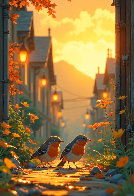 Rise up this morning, smiled with the rising sun
Three little birds pitch by my doorstep
Singing sweet songs of melodies pure and true
Saying, "This is my message to you-ou-ou"
