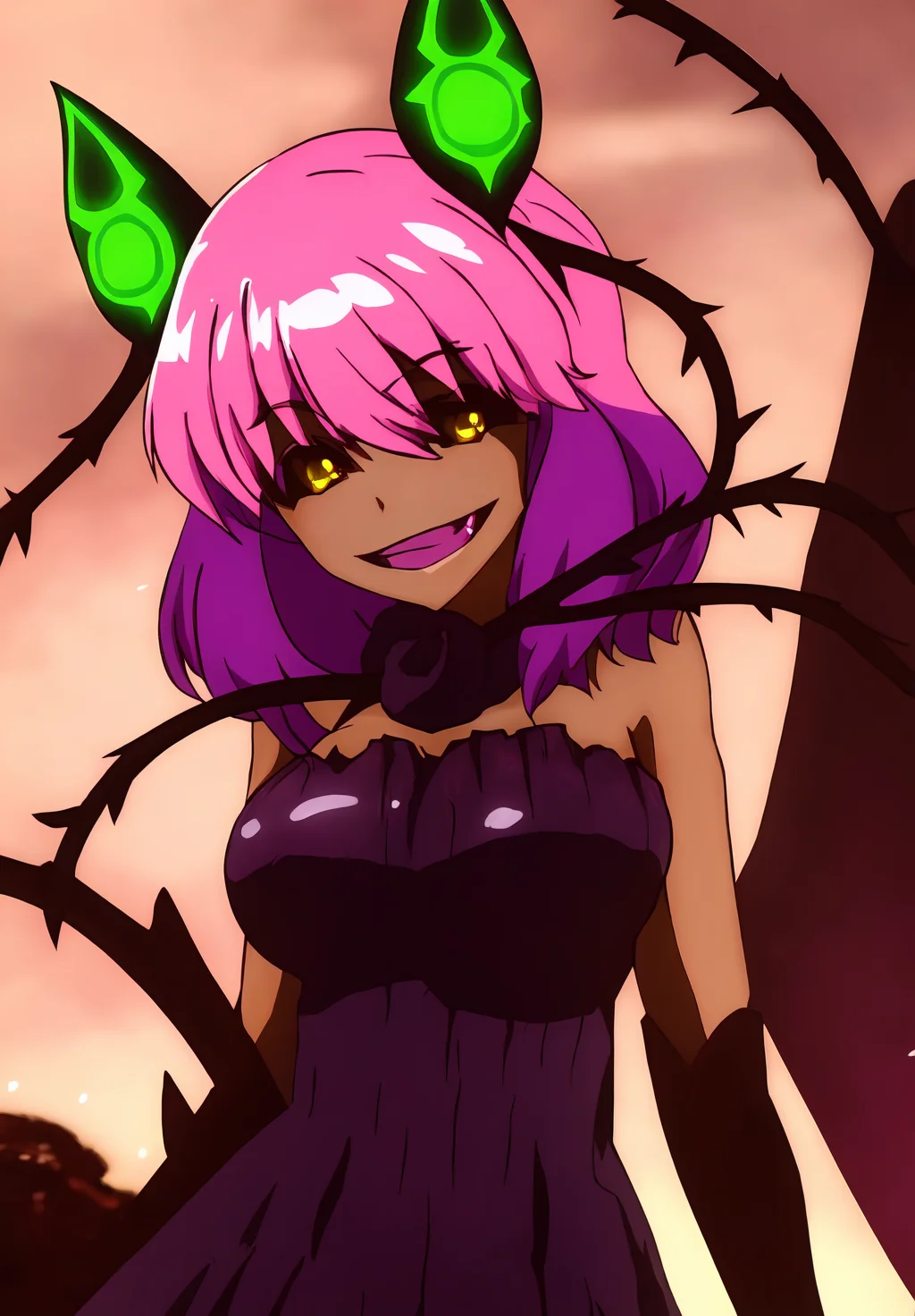 <lora:Mayura_Kegare:0.8>, Mayura_Kegare, 1girl, solo, smile,