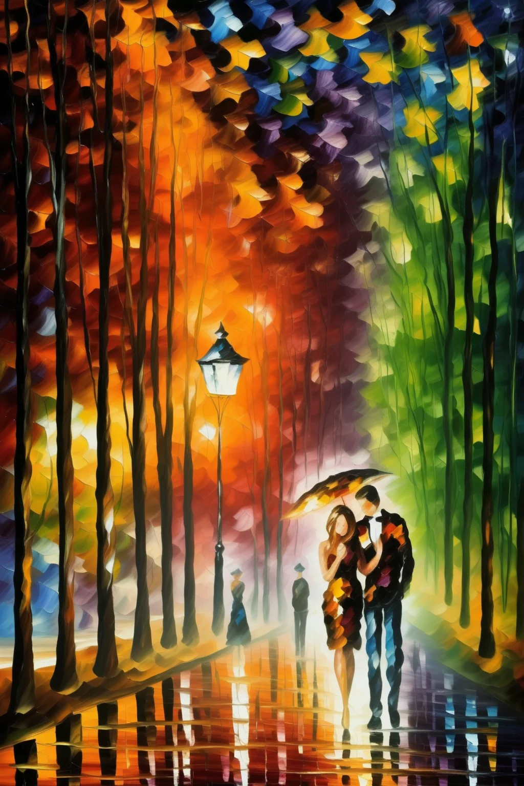 <lora:Leonid Afremov Style:1>Leonid Afremov Style - art