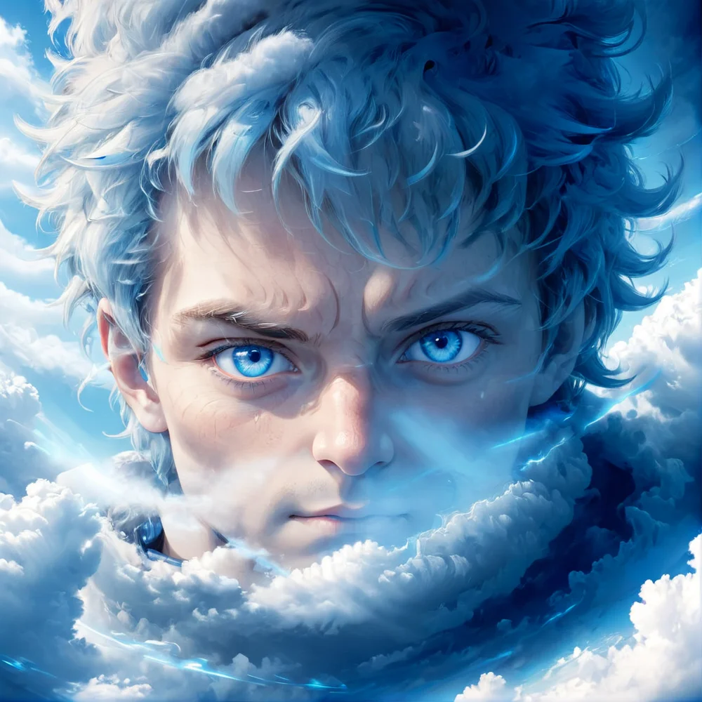 masterpiece,high resolution,detailed,
<lora:air_xl:0.8>,
airmode, , solo, no humans, , blue eyes, looking at viewer, blue theme, cloud