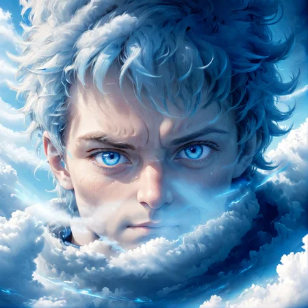 masterpiece,high resolution,detailed,
<lora:air_xl:0.8>,
airmode, , solo, no humans, , blue eyes, looking at viewer, blue theme, cloud