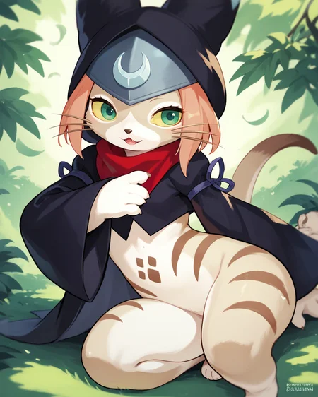 score_9, score_8_up, score_7_up, source_anime, solo, 1girl, furry, tsukino \(monster hunter stories\), , , <lora:last-000001:1>