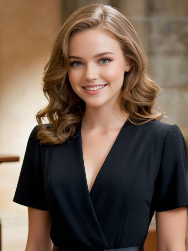 Photo of Scarlett Veridian, girl wearing judges black robes, presiding over a courtroom, adding weight to a justice scale, sinister smile,<lora:PerfectEyesXL:0.5>, (detailed, ultra-detailed body:1.1),best quality,photo-realistic,highly detailed,absurdres,cinematic lighting,hyper-realistic,sharp focus,32k resolution,detailxl,SimplePositiveXLv2,