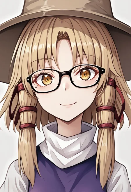 1girl, suwako, moriya_suwako, bespectacled, glasses,
masterpiece, best quality, very aesthetic, absurdres,