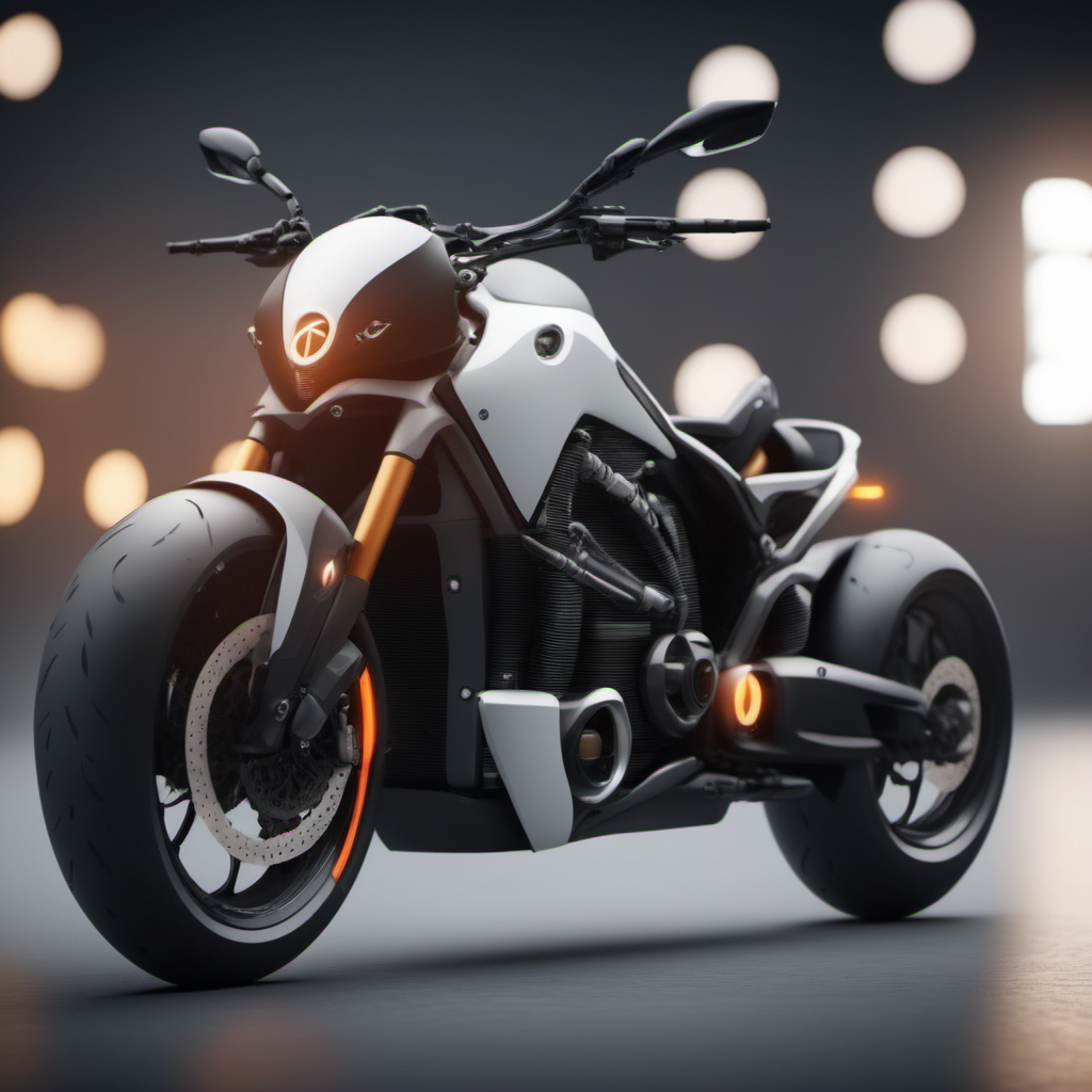 cinematic photo bike, concept futuristic design  <lora:BikeMaker-SDXL:1>, plain background . 35mm photograph, film, bokeh, professional, 4k, highly detailed