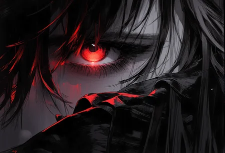 bv-anibrush, xslx scribble. A close-up of a strikingly beautiful young woman in a dark, futuristic dystopian cityscape at night, her salt and pepper hair flowing slightly disheveled, blending into the shadows. The faint glow of distant neon signs reflects off her sharp facial features. Her glowing eyes pierce through the surrounding darkness, capturing a sense of intensity and focus. The camera focuses on her face and hair, highlighting her determined expression and the subtle roughness of the art style with sketch-like textures, seen from slightly from behind, her hair framing her face as she looks over her shoulder, <lora:bv-anibrush-v1-flux.safetensors:1.0:1.0> <lora:Risograph_Style_FLUX_by_Ethanar-000001.safetensors:1.0:1.0> <lora:scribble-flux-v1.safetensors:0.5:0.5>