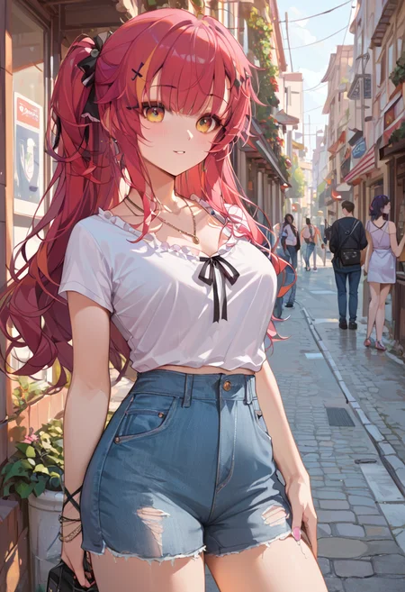 score_9_up, score_8_up, score_7_up, score_6_up, 1girl, (SudaYoruka:1),
casual, jirai kei,
posing,
cowboy shot, street,
looking at viewer, cinematic angle, <lora:SudaYorukaXL_autismmixPony:1>, rating_safe, sfw, masterpiece, newest, absurdres