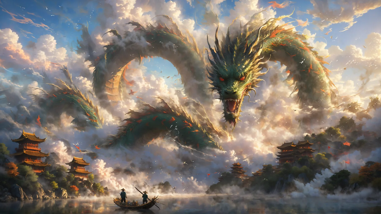 (Masterpiece, Ultra High Res, Ultra Details), (Fantasy, Landscape), <lora:RMSDXL_Creative:0.5>, <lora:add-detail-xl:1>, <lora:xl_more_art-full_v1:0.5>, <lora:[XL]å·¨å½æ»å:0.41> <lora:SDXL_Sacred_beast:0.5>