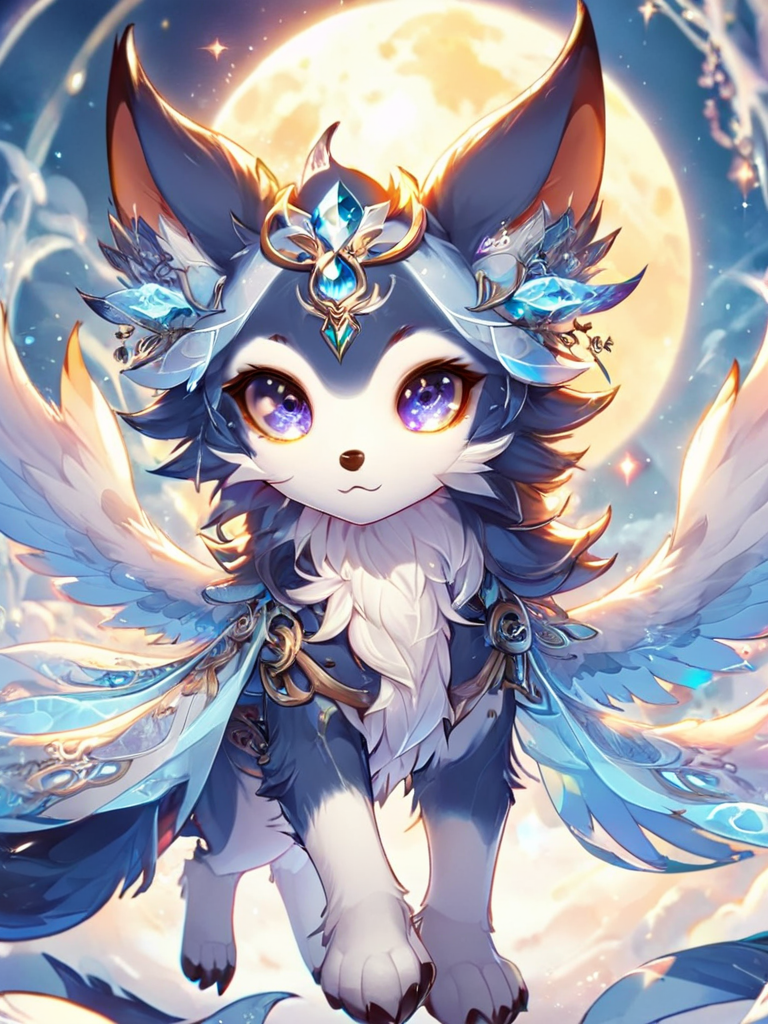 ral-dreamguardian, dream guardian [fire|ice], [fox|wolf|animal|bird] <lora:ral-dreamguardian-sdxl:1>