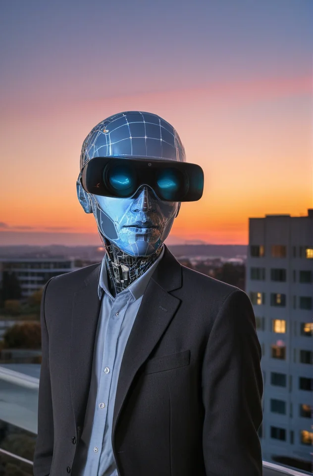 ((Introduce quality iteratively))((analog lifestyle sunset photo at Googleplex with virtual human digital twin ai agent life coach lifelong mentor which continuously collects and machine learns all recorded sensor data about you from conversation to geolocation to browsing to photographic and lidar to biological to associations to financial))((knows you objectively better with more data based than you know yourself)) (evocative depth of field)(iterative sharpness)(panopticon black point)(art of evil genius)(machine learning gradients)((individual data model hues))((inescapable corners vignette))
<lora:LCM-LoRA-XL_V1:0.21>
<lora:SDXLHighDetail_v5:0.3>