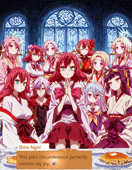 nsfw, highres, best quality, masterpiece, score 9 up, score 9, score 8 up, score 7 up, rating explicit, 1girl, lora:748cmSDXL:1, best quality, masterpiece, perfect composition, official art, 748cmstyle, 1girl, Expressiveh, In the streets of Paris, a young woman is sitting outside a charming patisserie. She is writing in a journal, a precisely cut \(triangular pie slice\) of deep golden \(apple pie slice\), rests on a white ceramic plate, slight caramelized lattice, A cup of espresso rests next to pie plate. Soft morning light, pastel color tones, ExpresHGothicNeonIncase, ApplePie, Shiro NGNL, sora, shiro, jibril, steph, schwi, izuna, chlammy, shiroqueen, riku, fiel, tet, miko, inzunault, couronne