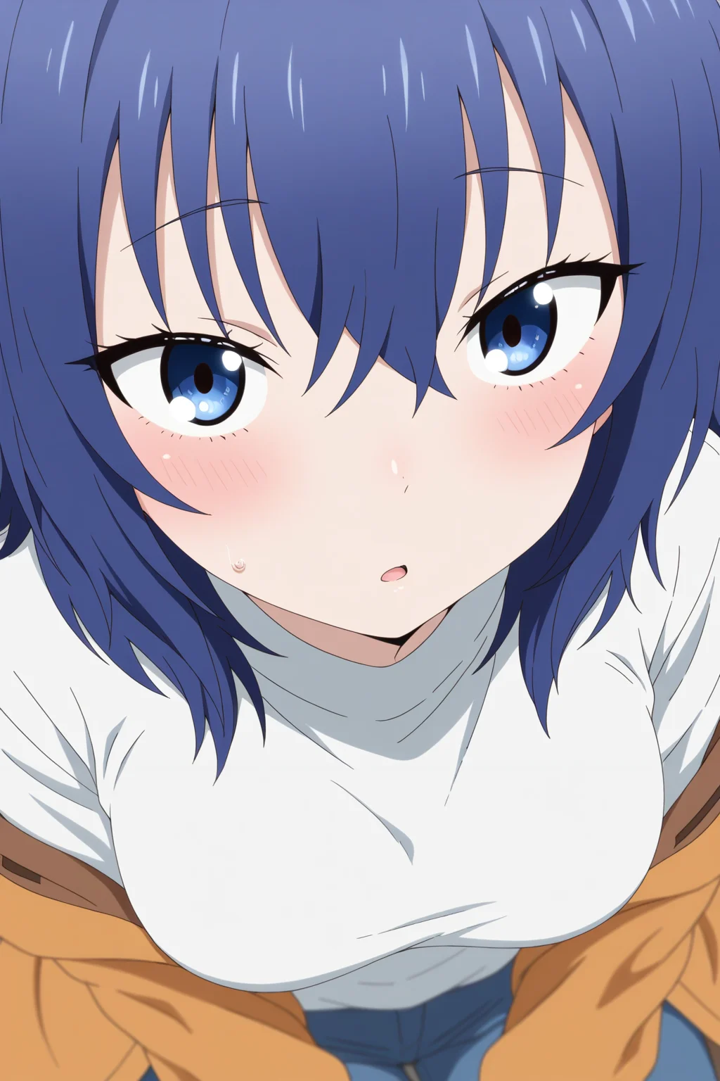 masterpiece, best quality, amazing quality, very aesthetic, absurdres, ultra detailed,
<lora:il_contrast_slider_d1 (ЦÐÐТ ÐÐРТÐÐÐÐ):-0.8>
<lora:Chika Suzugamori:0.8> chika_suzugamori, 1girl,
portrait,
view from above, body is visible, medium breasts are visible from under the shirt,,