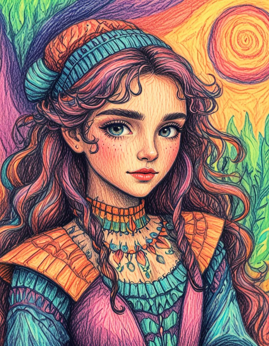 novuschroma72 style As You Like It crayon drawing <lora:novuschroma72 style:1>, <lora:sdxl_lightning_8step_lora:1>