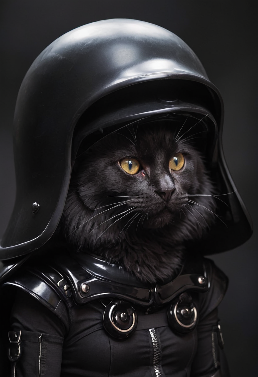 cat wearing dark helmet <lora:Char_mode-DarkHelmet-SDXL:0.7>