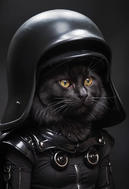 cat wearing dark helmet <lora:Char_mode-DarkHelmet-SDXL:0.7>
