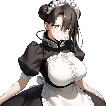 <lora:Takeuchi_Takashi_PonyXL_style_v01:1>
<lora:agent.pony:1>
score_9 , score_8_up , score_7_up , source_anime , 
masterpiece , best quality , ultra-detailed , 
BREAK
agent \(girls' frontline\), maid
1girl , woman , huge breasts , light smile , light blush , ((medusa (fate)):0.5)  , 
long black hair  , maid dress ,  
ba gua