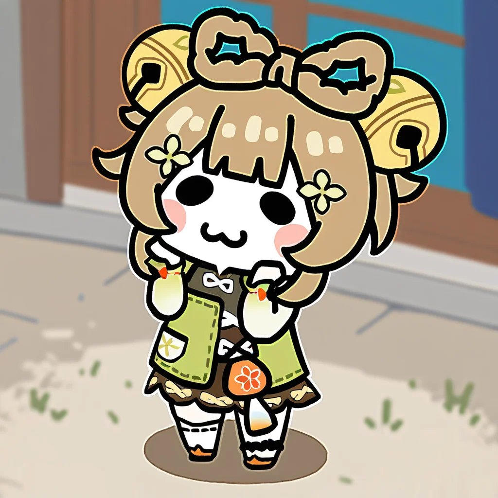 masterpiece,best quality,
yuridori,chibi,:3,<lora:yuridori_noob1:0.8>,
1girl,yaoyao \(genshin impact\),genshin impact,brown hair,hair ornament,braid,blunt bangs,bow-shaped hair