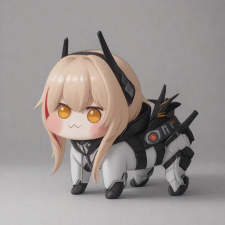 score_9, score_8_up, score_7_up, source_anime,
figure style,photorealistic,photo \(medium\),
white background, sopii, mod3,,
doro, creature, chibi, :3,
no humans, solid circle eyes, no pupils, white skin, four legs, simple background