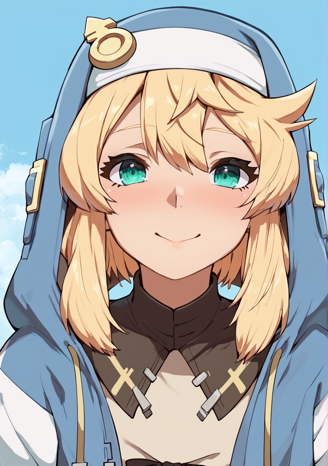 score_8_up, score_7_up, score_6_up, score_5_up, score_4_up, anime screenshot, uncensored, looking at viewer, 
<lora:Bridget Guilty Gear (Autism SDXL)-000009:0.7> 1boy, bridget (guilty gear), hood, blonde hair, jacket, androgyne symbol, habit, black gloves, aqua eyes
 <lora:abmayoPDXL:1>