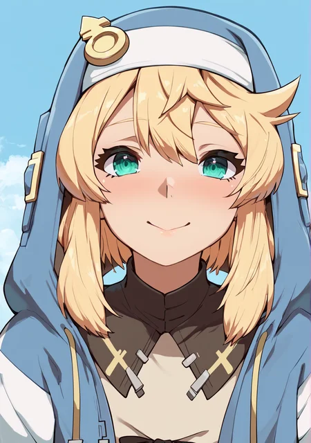 score_8_up, score_7_up, score_6_up, score_5_up, score_4_up, anime screenshot, uncensored, looking at viewer,
<lora:Bridget Guilty Gear (Autism SDXL)-000009:0.7> 1boy, bridget (guilty gear), hood, blonde hair, jacket, androgyne symbol, habit, black gloves, aqua eyes
<lora:abmayoPDXL:1>