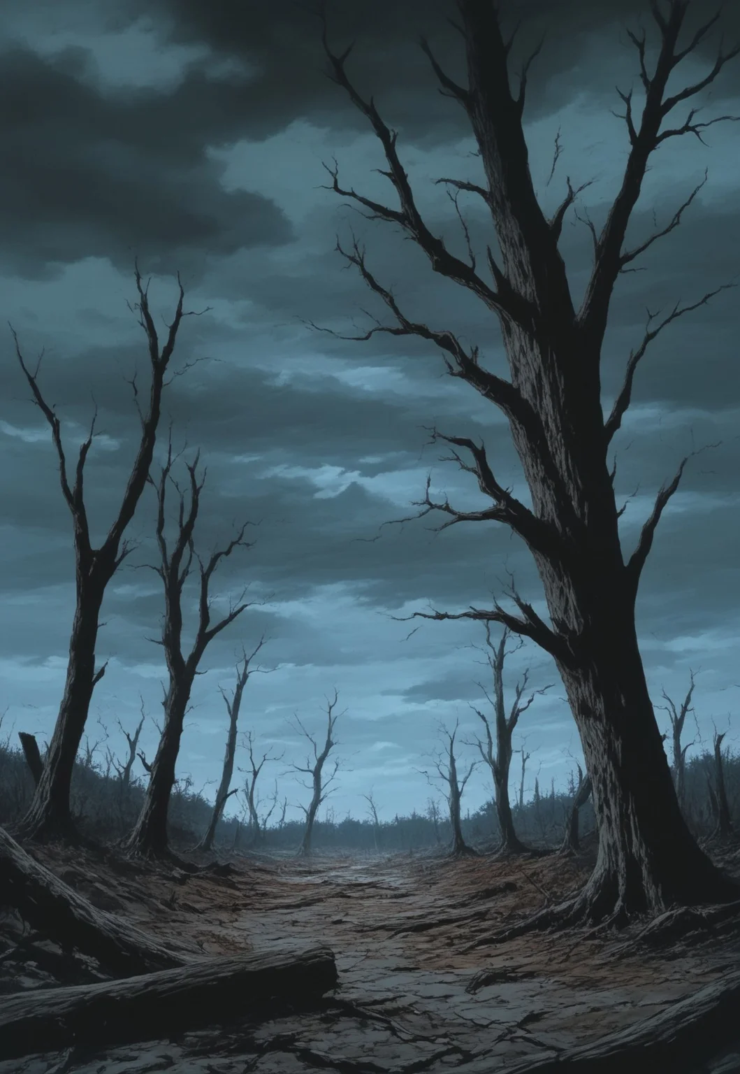 (((score_9, score_8_up, score_7_up,  )))
, 
((( Deawoomb, dead tree, tree, bare tree, outdoors, sky, scenery, Cloud, cloudy sky, nature, )))
,
((( )))
,
((( )))
,
((( )))
,
((( ))) 
,
((( )))
,
(((  )))
,
((( )))
,
()