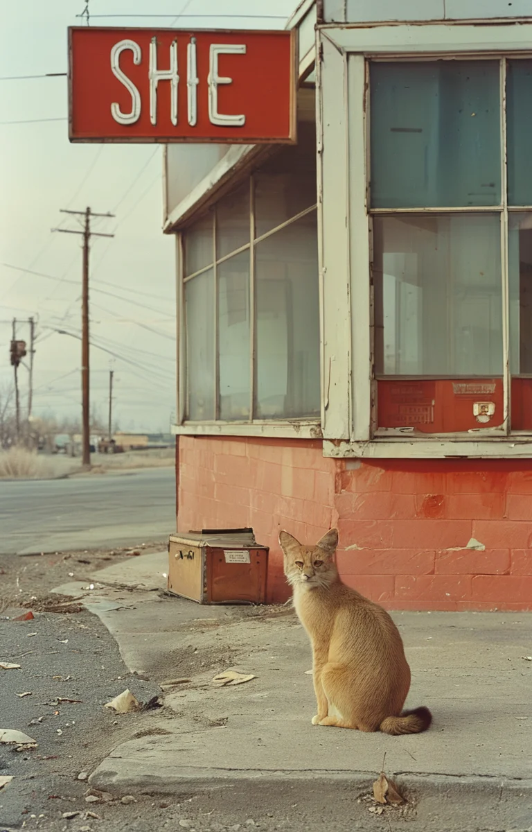 masterpiece,best quality,<lora:tbh172-sdxl:0.9>,illustration,style of Stephen Shore