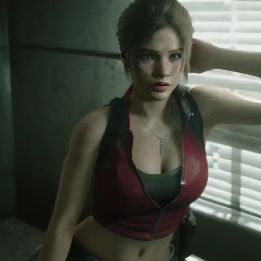 Claire Redfield, RE2, sexy pose
<lora:RE_v1:0.6>