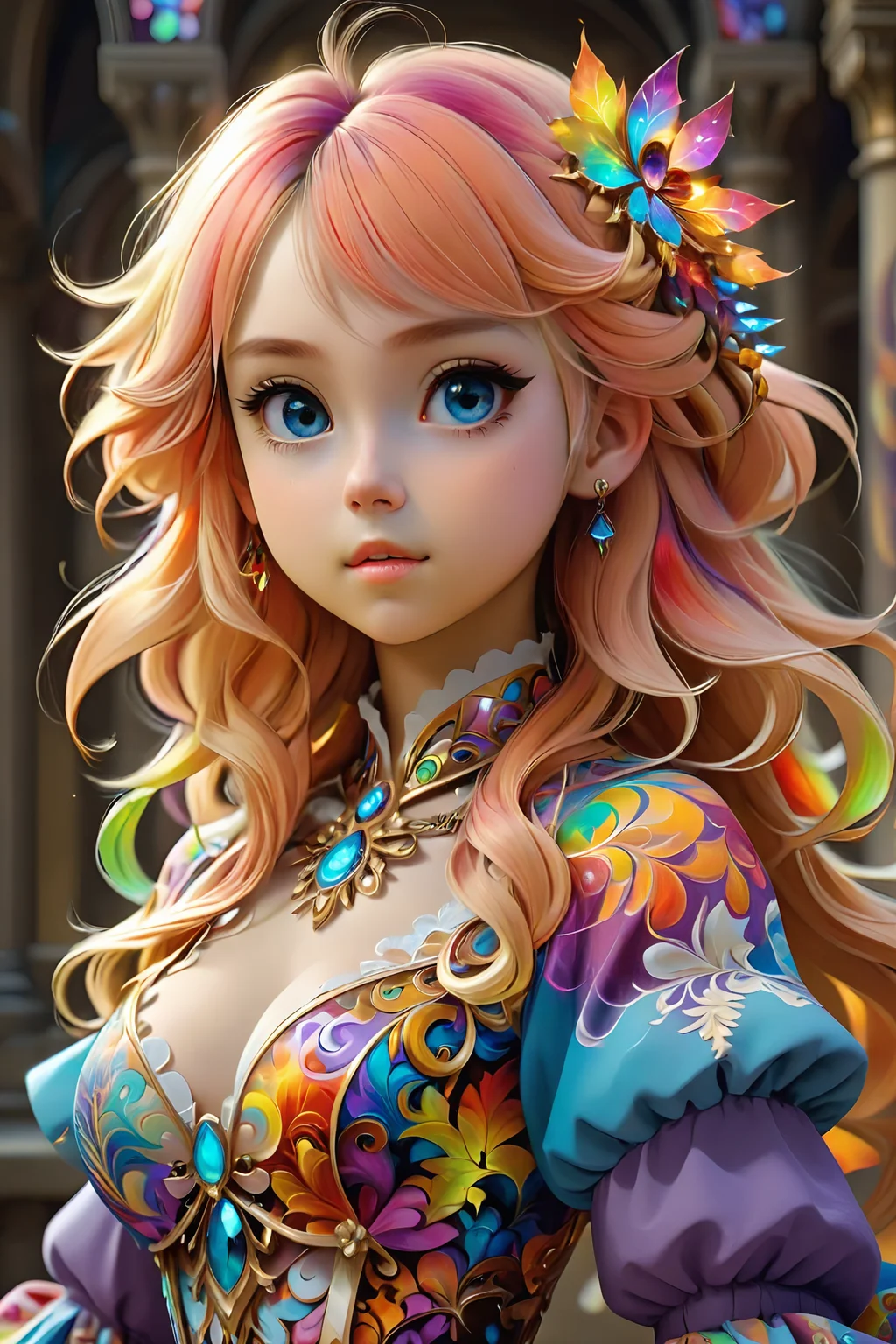 official art, highest details, beautiful and aesthetic, fractal art, colorful,
Masterpiece, best quality, 1girl, 
 <lora:kwFemaleBeta92_SDXL_v1:1>,
waifu