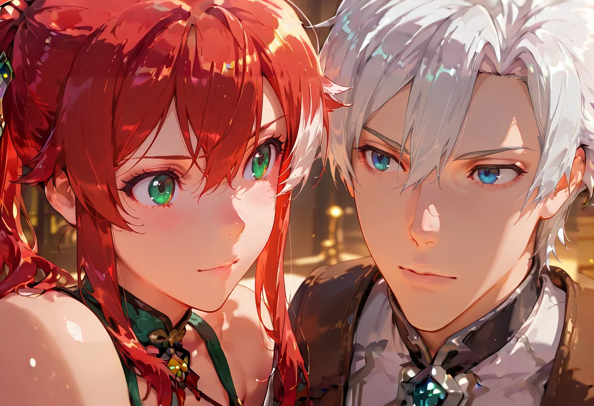 <lora:ATRex_style:0.4> TRexStudio, anime screencap, anime coloring, <lora:Eyes_Lora_Pony_Perfect_eyes:0.5>, 1girl, 1boy, <lora:noobai_vpred_1_masterpieces_v23:0.5>, masterpiece, best quality,
BREAK <lora:Alethea:0.8>, red hair, green eyes, Alethea
BREAK <lora:Samuel_von_Heathcliff:0.8>, White hair, blue eyes, Samuel von Heathcliff