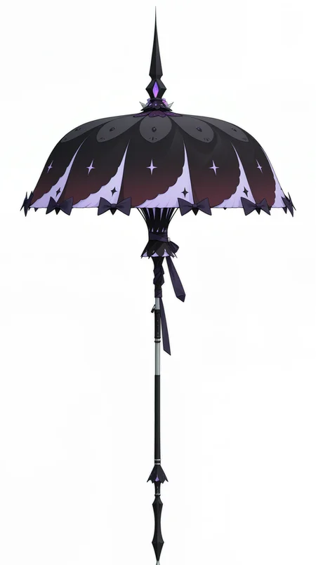 masterpiece, best quality, simple background, white background, amazing quality, very aesthetic, absurdres, best quality, 4k, upscale, Vivian_zzz, black umbrella, no humans, <lora:Vivian_ZZZILLUS:1>