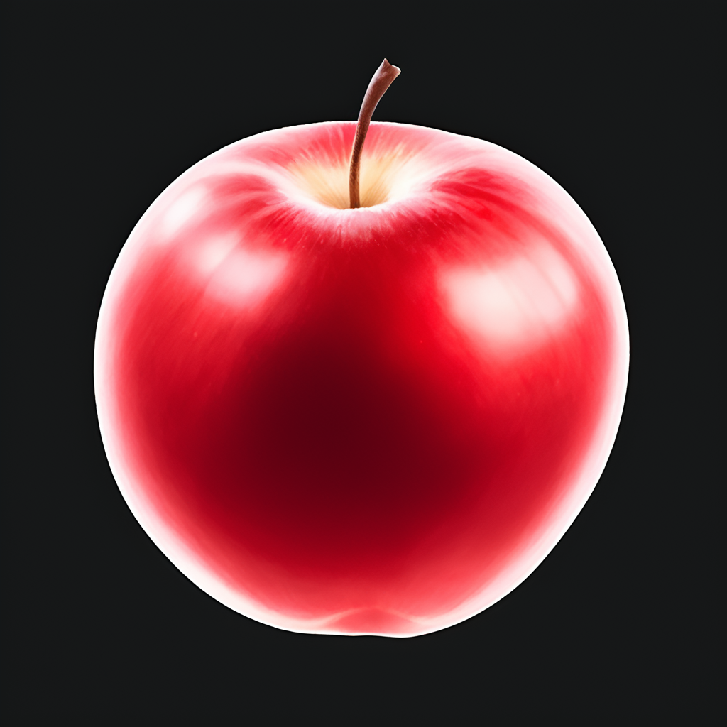 food, grey background, made of apple, 1sphere, realistic, red apple, solo, simple background, no humans <lora:materials_and_textures_sphere_orb_SDXL:1>