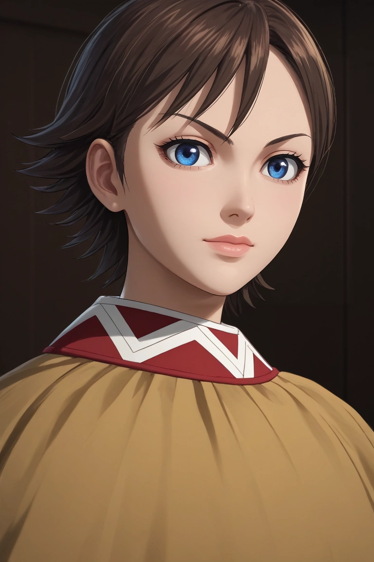 score_9, score_8_up, score_7_up, , rating_safe, , (3d:0.4), looking at viewer, , 1girl, solo, <lora:he_liao_diao_pony:0.88>, he_liao_diao, brown hair, blue eyes, short hair, lips, , , <lora:sdxl_lightning_8step_lora:1>