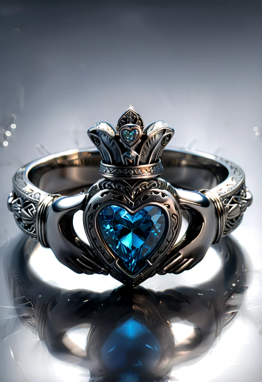 (HD, masterpiece, best quality, ultra detailed), pg-rated, a claddagh ring made out of SilverPulse, add-detail-xl, xl_more_art-full_v1<lora:XL\Style\SilverPulseMorphXL.safetensors:1.0:1.0> <lora:XL\Enhance\add-detail-xl.safetensors:0.8:0.8> <lora:XL\Enhance\xl_more_art-full_v1.safetensors:0.8:0.8>
