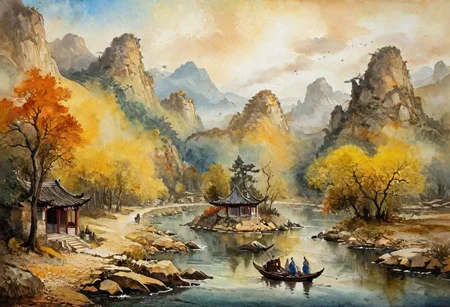 tj, cangyunshan, landscape, chinese ink painting, oil painting,
Oil Painting, Renaissance Paintings, watercolor painting, concept art, painterly, surreal painting,
((beautiful, painterly, detailed, textural, artistic)), (digital artwork, illustrative, illustration), (((intricate details, highly detailed, ultra-detailed))), (absurdres:1.5), (unreal engine, octane rendering, Anti-Aliasing, sharp focus, natural lighting, high saturation, high contrast, vivid, vibrant, studio lighting, best texture quality), beautiful detailed scenery,