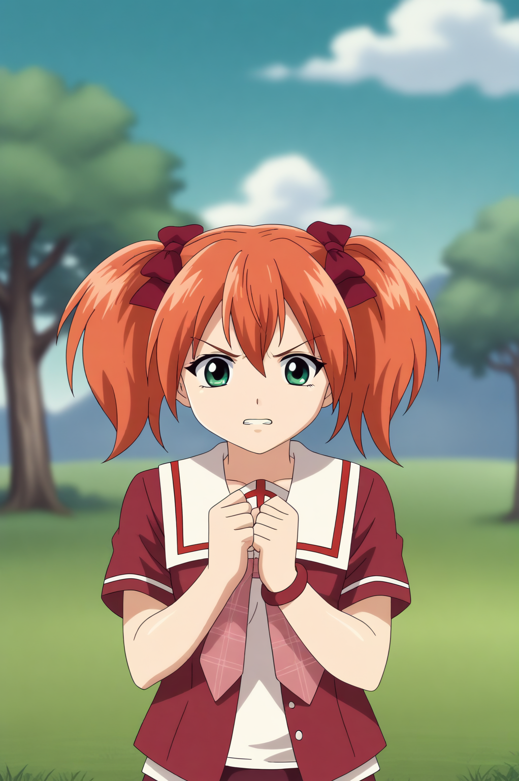Kokoa Shuzen <lora:RosarioVampire-Kokoa_Shuzen-PDXL:0.8>