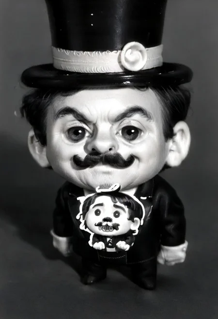 ((((((black and white,chibi)))))),((small man with mustache, top hat, kenbis, chibi, chibi, male only, male, male chibi, monocle, art deco, thick mustache, comically large mustache, handlebar mustache, tiny, multiple men, shrunk, microxl, some little guys, high angle, from above)), bwMovies, realistic, photo, vintage photo, ((very small man, small man, a small man, a man who is small, a small man)), an unapologetically small human male, black and white, smiling, very happy, euphoric, ecstatic, wonderful small men, large smile, huge smile