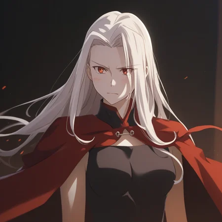 score_9, score_8_up, score_7_up, source_anime, expressive, anime, dynamic, 1girl, irisviel_von_einzbern, source_anime, fate/zero, fate_(series), (irisviel_von_einzbern), white hair, red eyes, large breasts, blush, uncensored, (TW1L1GHT0FTH3G0D5), source_hentai
