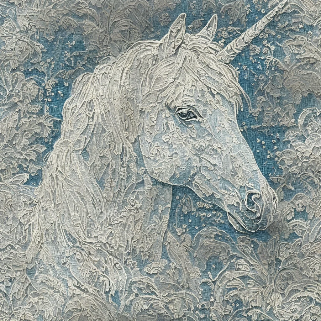 <lora:SDXL_lace_drawing_Sa_May_V3:1>   lace drawing,   cute unicorn