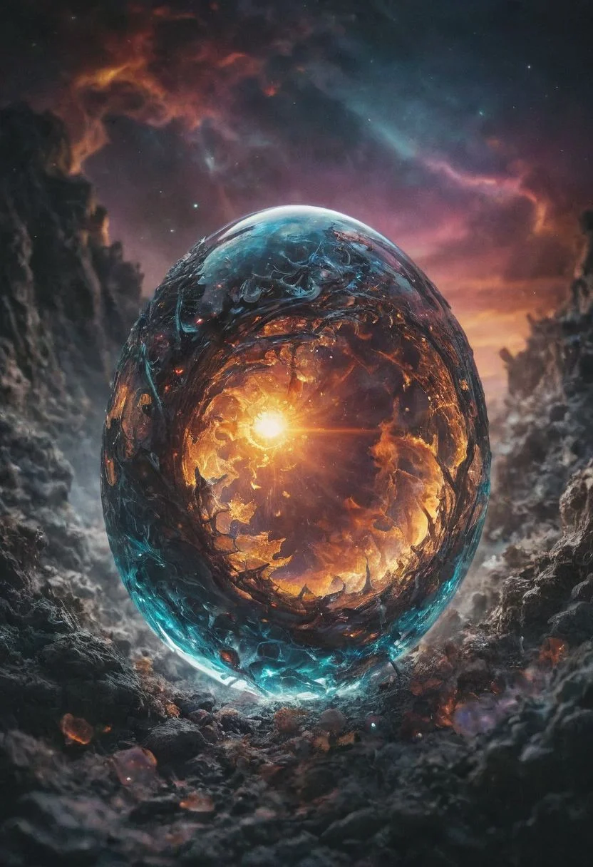Surreal, Dragon's egg made with crystalline carapace, psychedelic, strong refraction, transparent, glowing celestial light from insidemany details, extreme detailed, full of details,
Wide range of colors., Dramatic,Dynamic,Cinematic,Sharp details
Insane quality. Insane resolution. Insane details. Masterpiece. 32k resolution.
<lora:add-detail-xl:0.95> <lora:dvr-lnds-sdxl:0.3> dvr-lnds-sdxl <lora:MJ52:0.25> <lora:ral-apoctvisn-sdxl:0.3> ral-apoctvisn <lora:zavy-cntrst-sdxl:0.35> dark, chiaroscuro, low-key <lora:zavy-rmlght-sdxl:0.41> zavy-rmlght <lora:SDXLFaeTastic2400:0.225>