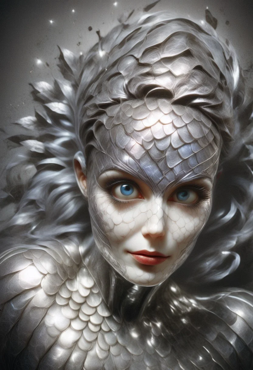 scaleboundsdxl, (scales:2), Jed-mrbl, score_9, score_8_up, score_7_up, score_6_up, score_5_up, score_4_up, rating_safe, c4lyx, highly detailed, complex composition, Gwen Stacy, dynamic lighting, intricate textures, high-contrast lighting, whimsical and modern aesthetic, spider-gwen suit, bokeh, cityscape, neon lights, flexible anatomy, head tilt, light smile, 28 years old, red knee boots.