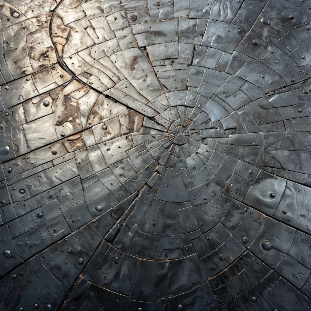 <lora:artfullyPATTERN_SDXL_v1:1> Artme, metal surface,
amazing fine detail, hyperdetailed, absurdres, (aerial view:1.3)