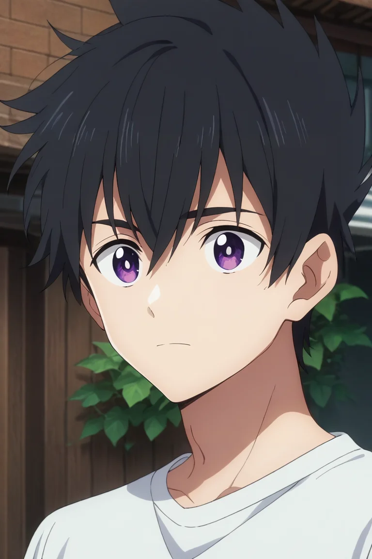 score_9, score_8_up, score_7_up, source_anime, rating_safe, , anime screencap, anime coloring, , , , 1boy, solo, male focus, <lora:ryuunosuke_minakata_pony:0.9>, ryuunosuke_minakata, black hair, purple eyes, short hair, bangs, hair between eyes, , , <lora:sdxl_lightning_8step_lora:1>