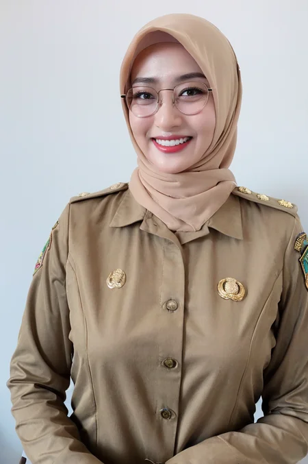 PNS, guru, super realistic 3/4 shot, passionate pose, professional photography portrait of a 30 year old female teacher in a classroom, very realistic skin, cinematic lighting, ADDCOMM
very original hijab fabric details, glasses, holding a book, ADDROW
scout clothing, transparent button-up shirt with right and left pockets, long slave, transparent long skirt, ADDROW
(big hips: 1.3), tight cotton dress, smiling, looking at the camera, (masterpiece :1.0), (best quality: 1.0), beautiful, (intricate details), unity 8k wallpaper, very detailed and really lights up the realistic room,< lora:hijab:0.4> SkinDetail <lora:IndoHijab_v1:0.8>