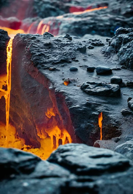 score_9, score_8_up, score_7_up, lava, rocks, close-up, scenery, environment, steam, highly detailed, film grain, <lora:zy_Realism_Enhancer_v2:0.9>