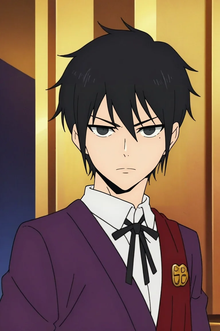 score_9, score_8_up, score_7_up, source_anime, rating_safe, intricate details, anime screencap, , , looking at viewer, , 1boy, solo, male focus, <lora:hatz_kami_no_tou_pony:0.86>, hatz_kami_no_tou, black hair, black eyes, short hair, , katana, , , butler costume, <lora:sdxl_lightning_8step_lora:1>