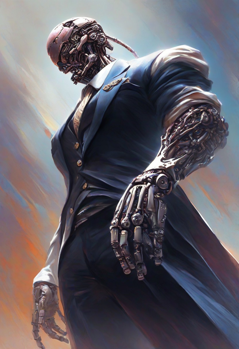 <use 8192 colors>, [professional::0.3]
[intricate:0.3:0.7]
[digital:0.7], 
Fantasy digital art |Cyborg Head with cocks instead of eyes | ultrarealistic, colorful | highly detailed | wide-angle | epic composition, rich of contrast | UHD, easynegative