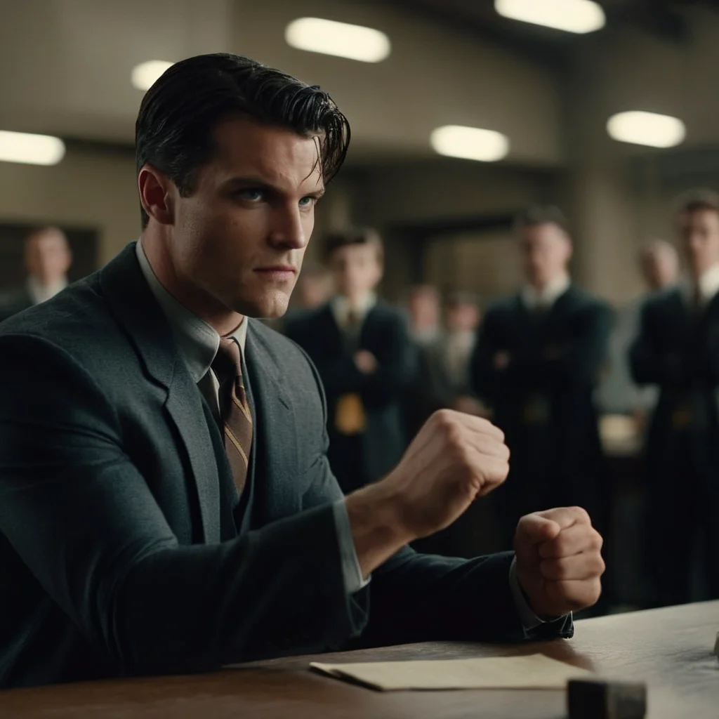 cinematic film still of <lora:Bruce Wayne:1.2>
Bruce Wayne a young man is getting in a fist fight at school In Gotham City Universe, shallow depth of field, vignette, highly detailed, high budget, bokeh, cinemascope, moody, epic, gorgeous, film grain, grainy