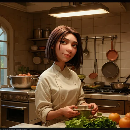 score_9, score_8_up, score_7_up, score_6_up, score_5_up, score_4_up, ColetteRat, in a kitchen