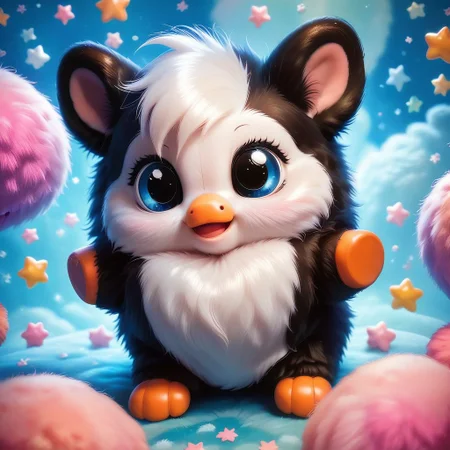 score_9, score_8_up, score_7_up, (a Furby toy:1.2), cute, very fuzzy, (detailed background), rating_safe