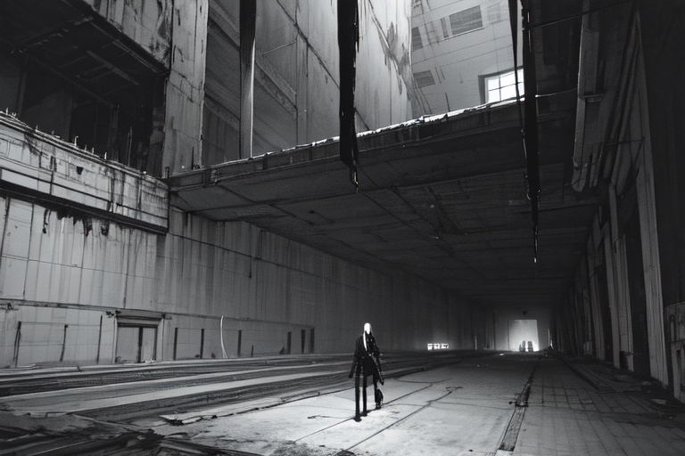 highly insanely detailed, masterpiece, top quality, best quality, highres, 4k, 8k, RAW photo, (very aesthetic, beautiful and aesthetic),  
tsutomu nihei,nihei_tsutomu,blame!,blame gakuen!,abara,TNstyle,sidonia_no_kishi,(megastructure in background,deep horizon,sidonia \(ship\),tunnel,hangar,mausoleum),wire,letterboxed,lantern,gauna,gauna mech,mist,smoke,steam,fog,foggy,dome,air conditioner,tentacles,concrete walls,metal walls,machinery,walkway,buildings, 
<lora:blameLora_v10:0.6>, 
(1girl:1.3), 
solo focus, 
Industrial age city,âââ